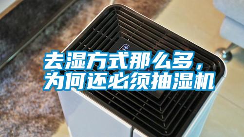 去濕方式那么多，為何還必須抽濕機