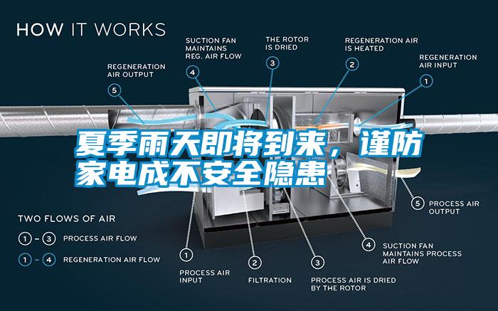夏季雨天即將到來(lái)，謹(jǐn)防家電成不安全隱患