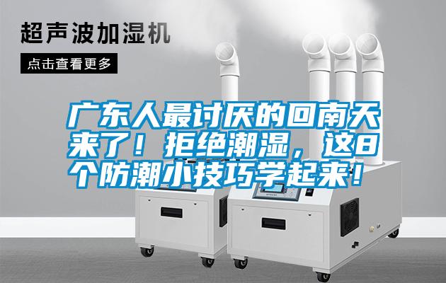 廣東人最討厭的回南天來了！拒絕潮濕，這8個防潮小技巧學(xué)起來！