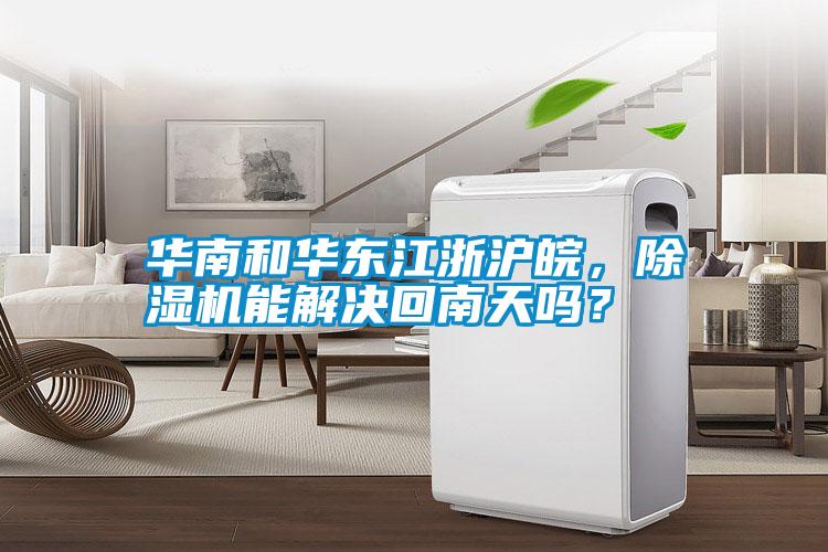 華南和華東江浙滬皖，除濕機能解決回南天嗎？