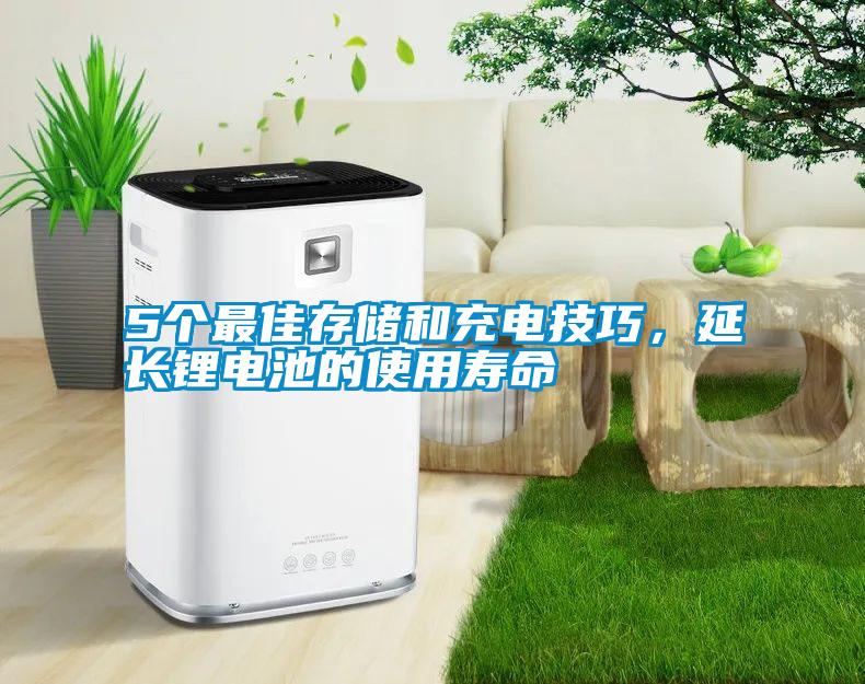 5個最佳存儲和充電技巧，延長鋰電池的使用壽命