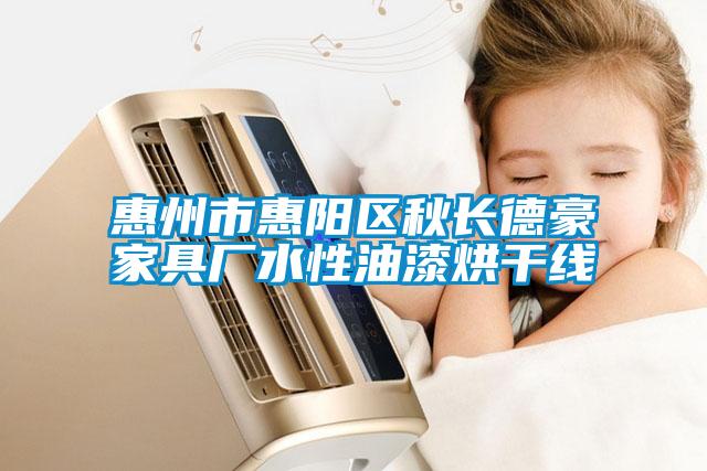 惠州市惠陽區(qū)秋長(zhǎng)德豪家具廠水性油漆烘干線