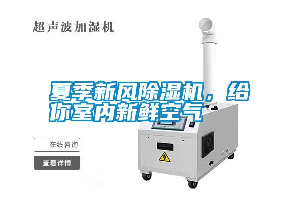 夏季新風(fēng)除濕機(jī)，給你室內(nèi)新鮮空氣