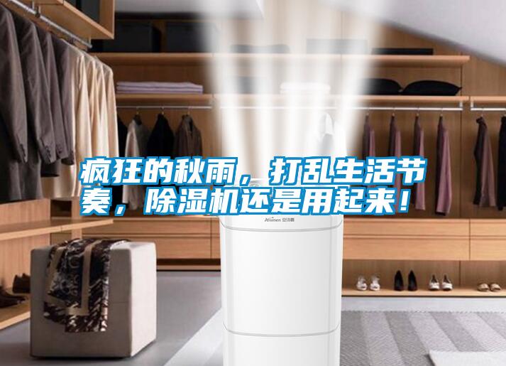 瘋狂的秋雨，打亂生活節(jié)奏，除濕機還是用起來！