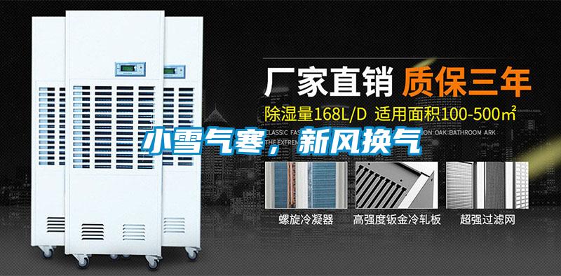 小雪氣寒，新風(fēng)換氣