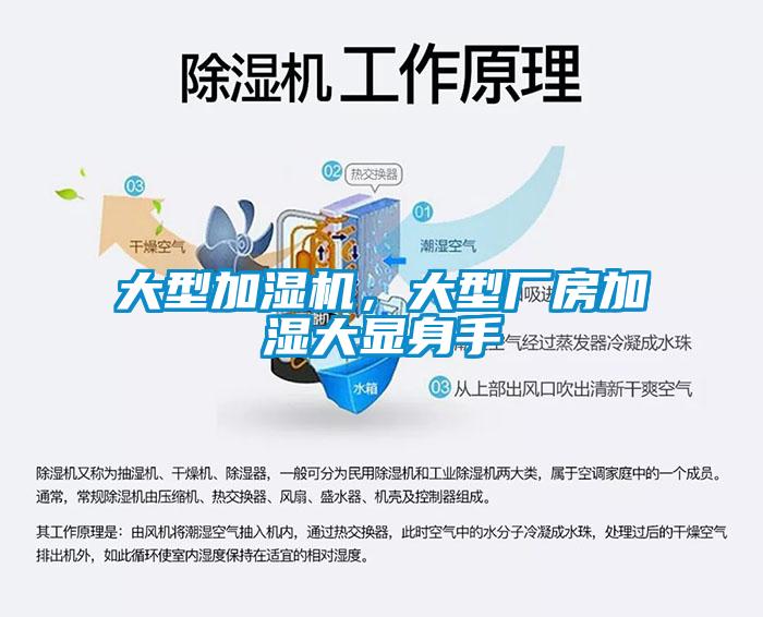 大型加濕機，大型廠房加濕大顯身手