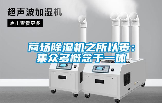 商場除濕機(jī)之所以貴：集眾多概念于一體