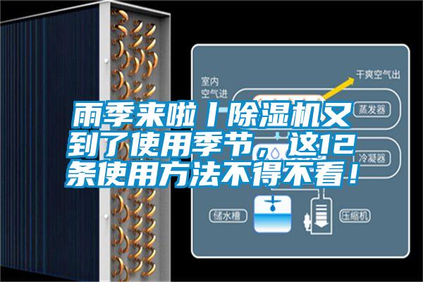 雨季來啦丨除濕機(jī)又到了使用季節(jié)，這12條使用方法不得不看！