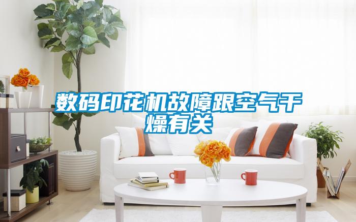 數(shù)碼印花機故障跟空氣干燥有關(guān)