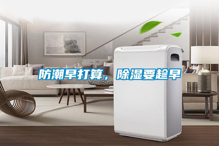 防潮早打算，除濕要趁早