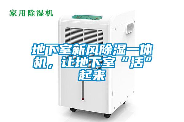 地下室新風(fēng)除濕一體機(jī)，讓地下室“活”起來(lái)