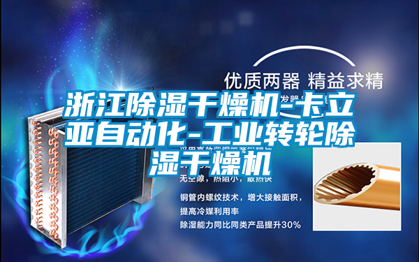 浙江除濕干燥機-卡立亞自動化-工業(yè)轉輪除濕干燥機