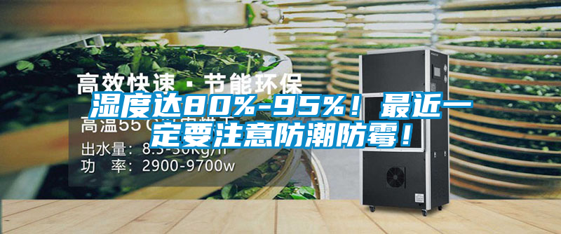 濕度達80%-95%！最近一定要注意防潮防霉！