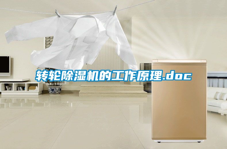 轉輪除濕機的工作原理.doc