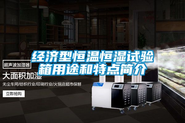 經(jīng)濟(jì)型恒溫恒濕試驗(yàn)箱用途和特點(diǎn)簡介