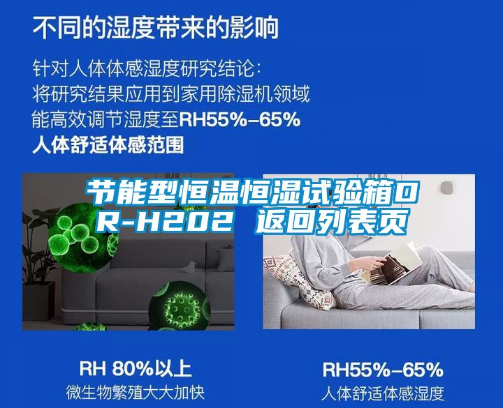 節(jié)能型恒溫恒濕試驗(yàn)箱DR-H202 返回列表頁