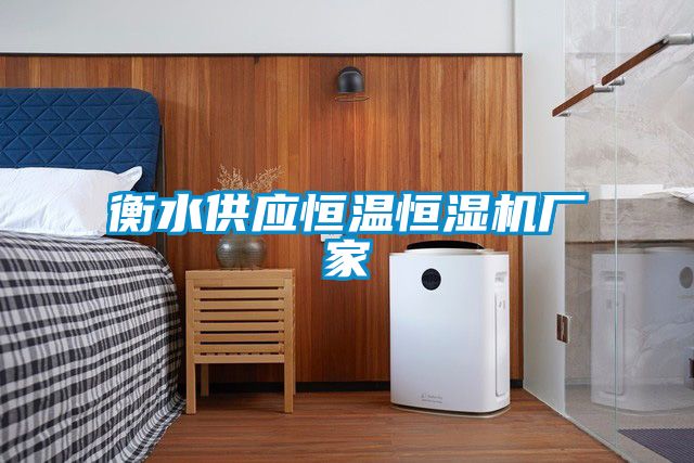 衡水供應(yīng)恒溫恒濕機廠家