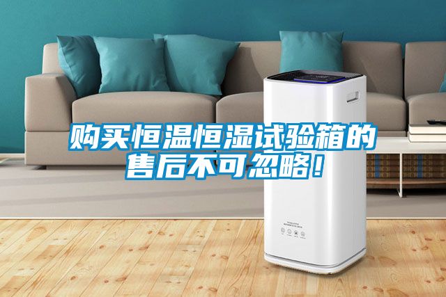 購買恒溫恒濕試驗(yàn)箱的售后不可忽略！