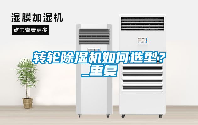 轉(zhuǎn)輪除濕機如何選型？_重復(fù)