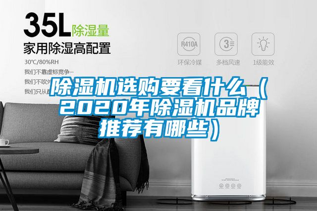 除濕機(jī)選購要看什么（2020年除濕機(jī)品牌推薦有哪些）