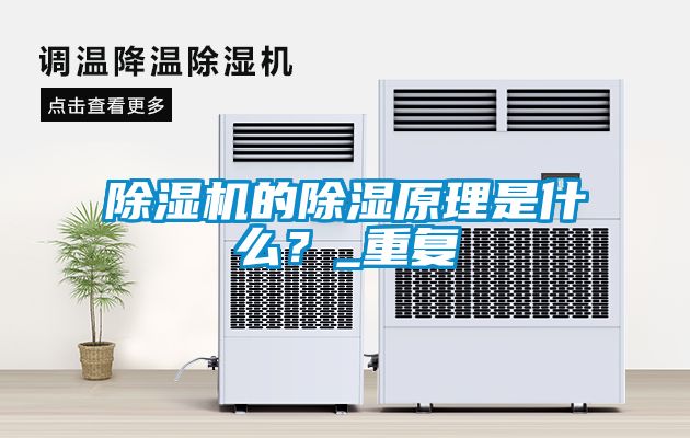 除濕機(jī)的除濕原理是什么？_重復(fù)