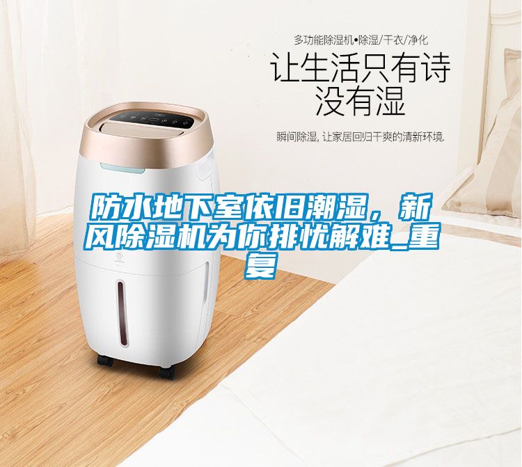 防水地下室依舊潮濕，新風(fēng)除濕機(jī)為你排憂解難_重復(fù)