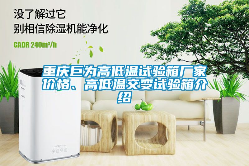重慶巨為高低溫試驗箱廠家價格、高低溫交變試驗箱介紹