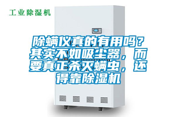 除螨儀真的有用嗎？其實(shí)不如吸塵器，而要真正殺滅螨蟲，還得靠除濕機(jī)