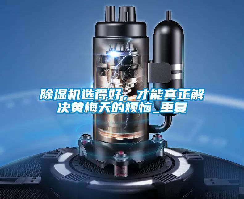 除濕機(jī)選得好，才能真正解決黃梅天的煩惱_重復(fù)