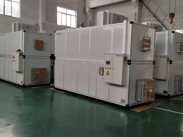 濟南銘威化工鋰電池鈷酸鋰零下40℃露點，三臺全新風轉輪除濕機組